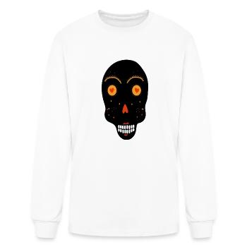 Skully Love - Men's Long Sleeve T-Shirt - white - Front
