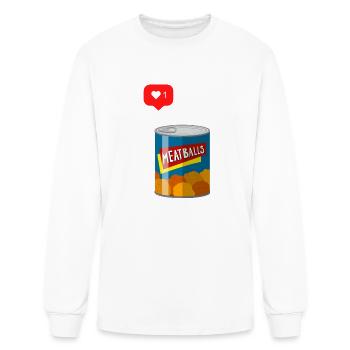 Meatballs Lover - Men's Long Sleeve T-Shirt - white - Front