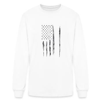 Vietnam War Proud Veteran - Men's Long Sleeve T-Shirt - white - Front