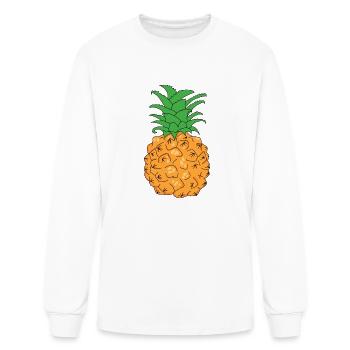 Pineapple Shirt Pineapple - Men's Long Sleeve T-Shirt - white - Front