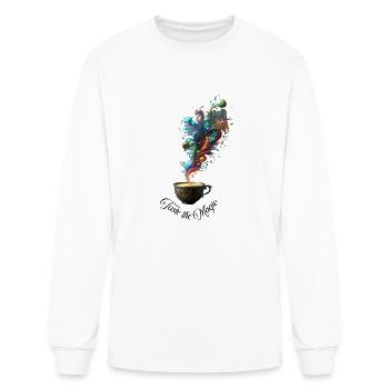 Mystical Coffee - Men's Long Sleeve T-Shirt - white - Front