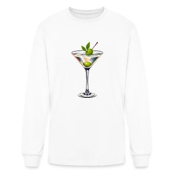 Olives and Martinis - Men's Long Sleeve T-Shirt - white - Front