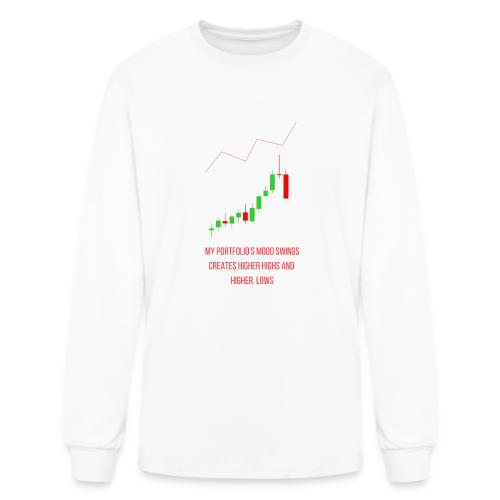 Technical Analysis Trading T-Shirt| Sarcastic - Men's Long Sleeve T-Shirt