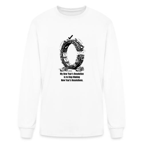 The Resolution Loop - Sarcastic New Year's T-Shirt - Men's Long Sleeve T-Shirt