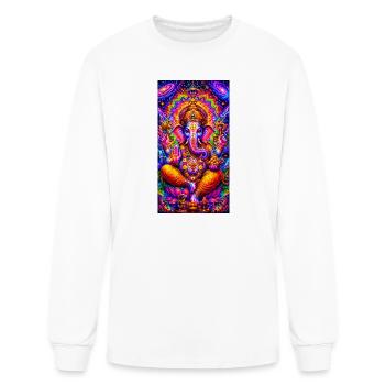 Lord Ganesha - Men's Long Sleeve T-Shirt - white - Front