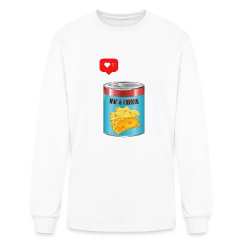 Mac and Cheese lover - Men's Long Sleeve T-Shirt - white - Front