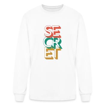 Retro Secret - Men's Long Sleeve T-Shirt - white - Front