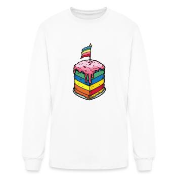 Pan Cake Lgbtq - Men's Long Sleeve T-Shirt - white - Front