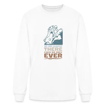 Climb - Men's Long Sleeve T-Shirt - white - Front