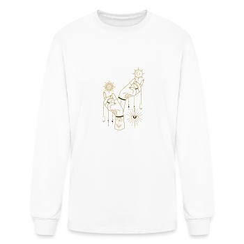 She Is Fierce William Shakespeare Quote - Men's Long Sleeve T-Shirt - white - Front