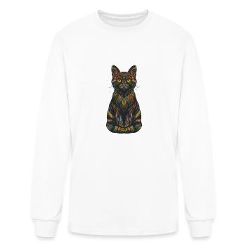 A mesmerizing zentangle art piece - Men's Long Sleeve T-Shirt - white - Front