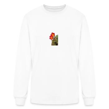 Grass flower - Men's Long Sleeve T-Shirt - white - Front