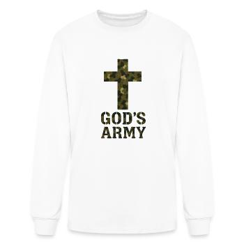 Gold's Army - Camo - Men's Long Sleeve T-Shirt - white - Front