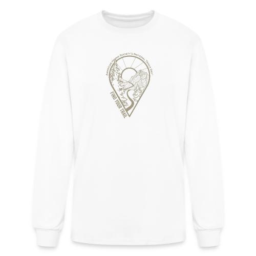 Find Your Trail Location Pin: National Trails Day - Men's Long Sleeve T-Shirt