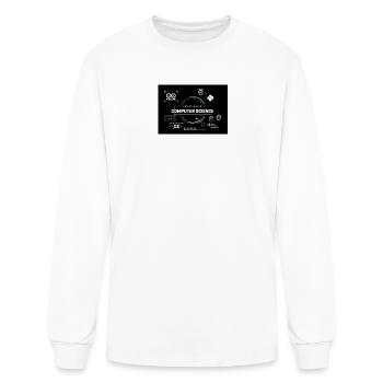 CS Department Tech Circuit Montage - Men's Long Sleeve T-Shirt - white - Front