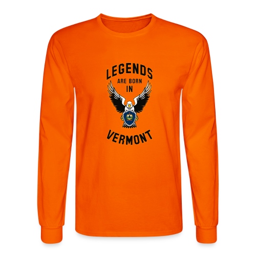 Legends are born in Vermont - Men's Long Sleeve T-Shirt