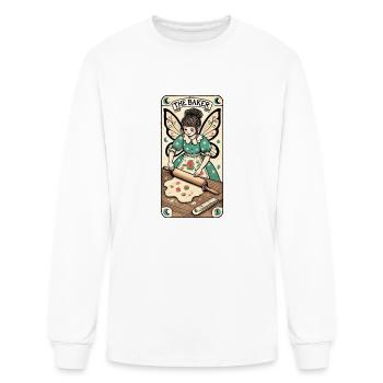 The Baker - Men's Long Sleeve T-Shirt - white - Front