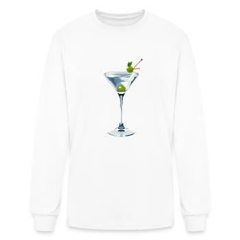 Olives and Martinis - Men's Long Sleeve T-Shirt - white - Front