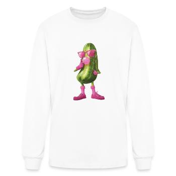 Cucumber - Men's Long Sleeve T-Shirt - white - Front