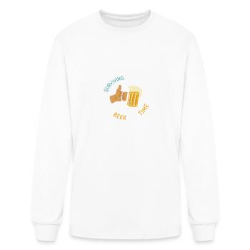 Surviving Fatherhood - Men's Long Sleeve T-Shirt - white - Front