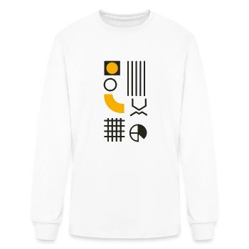 Distinct Simplicity - Men's Long Sleeve T-Shirt - white - Front