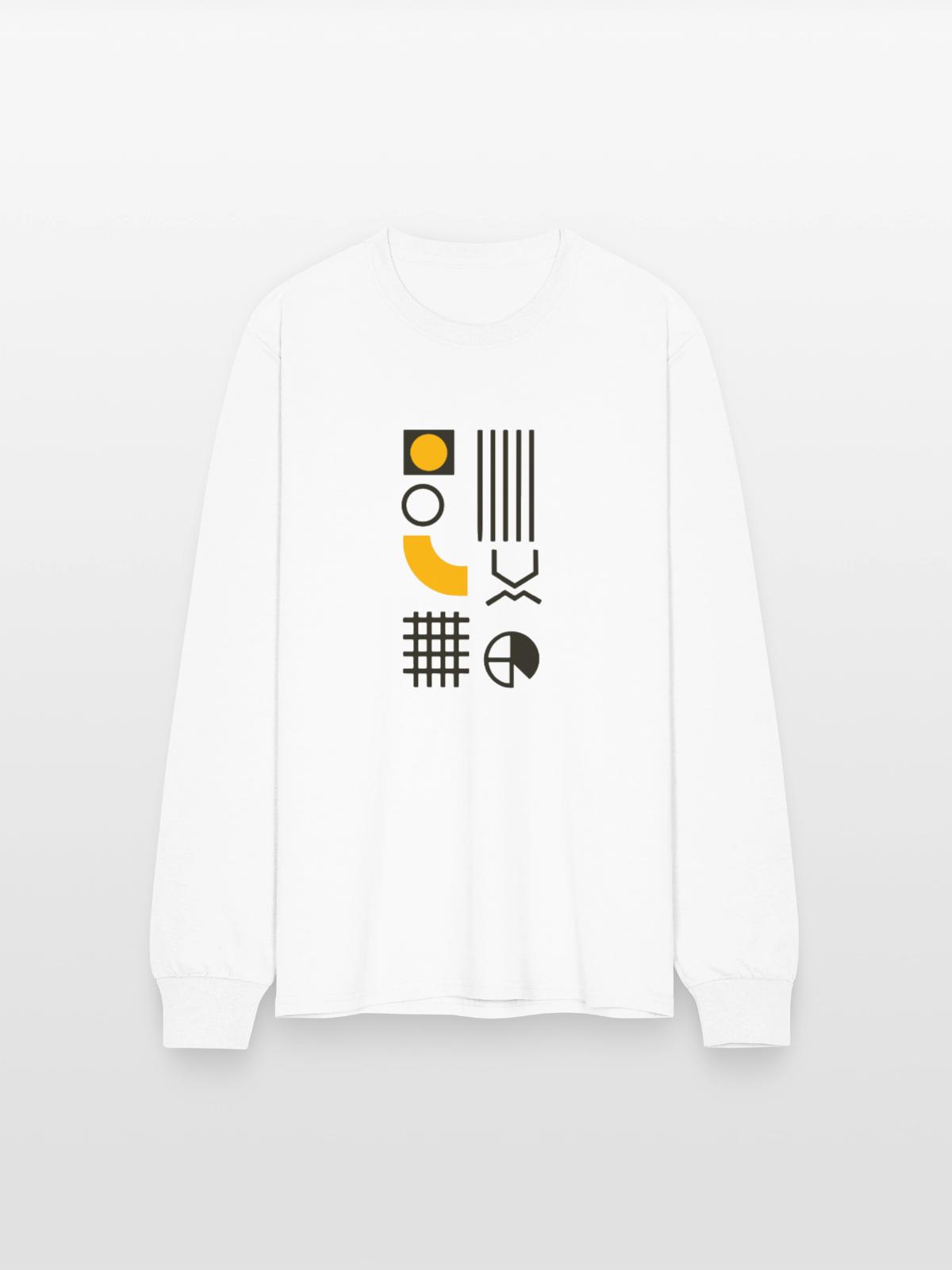 Distinct Simplicity - Men's Long Sleeve T-Shirt - white - Front