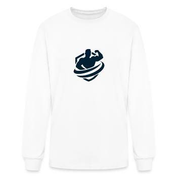 Power - Men's Long Sleeve T-Shirt - white - Front