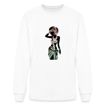 Abstract - Men's Long Sleeve T-Shirt - white - Front