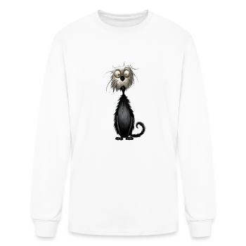 Monster Character - Men's Long Sleeve T-Shirt - white - Front