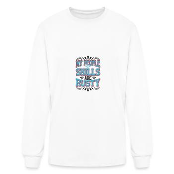 Mes compétences relationnelles sont rouillées 17 - T-shirt à manches longues Homme - blanc - Devant
