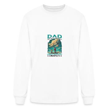 What Are Clouds Made Of, Linux Servers Mostly 11 - Men's Long Sleeve T-Shirt - white - Front
