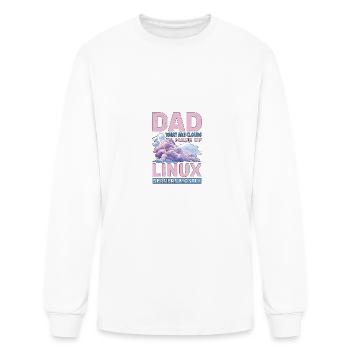 What Are Clouds Made Of, Linux Servers Mostly 32 - Men's Long Sleeve T-Shirt - white - Front