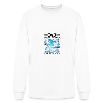 What Are Clouds Made Of, Linux Servers Mostly 26 - Men's Long Sleeve T-Shirt - white - Front