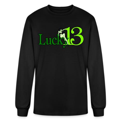 lucky 13 zombie - Men's Long Sleeve T-Shirt