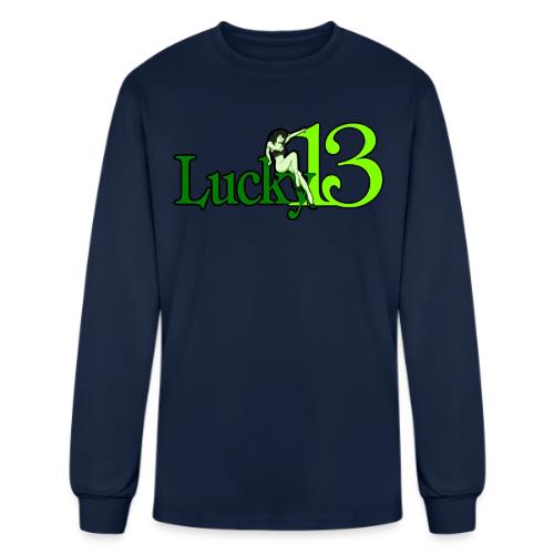 lucky 13 zombie - Men's Long Sleeve T-Shirt