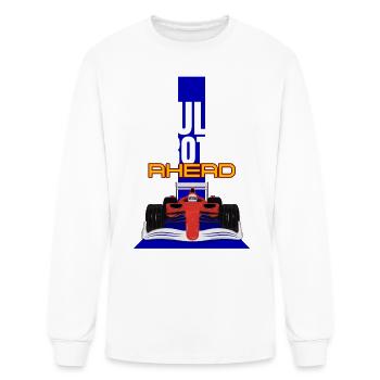 À plein régime | Sport de course automobile - T-shirt à manches longues Homme - blanc - Devant