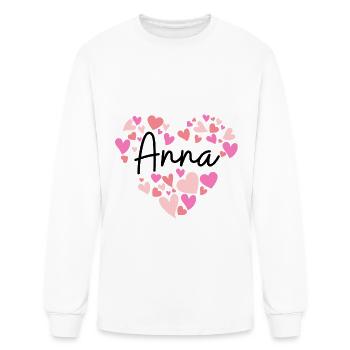 I love Anna - Men's Long Sleeve T-Shirt - white - Front