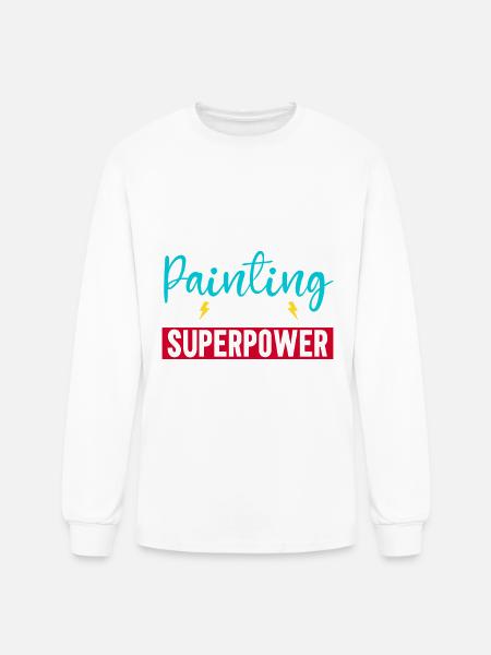 Painter Gift Painting Art Painter - Men's Long Sleeve T-Shirt - white