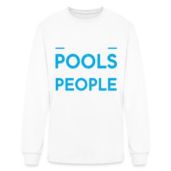 Pool Cleaner Maintenance Swimming Pool Expert - Men's Long Sleeve T-Shirt - white - Front