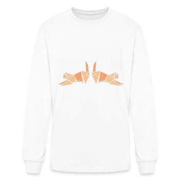 Folding Origami Artist Paper Folder Origamist - Men's Long Sleeve T-Shirt - white - Front