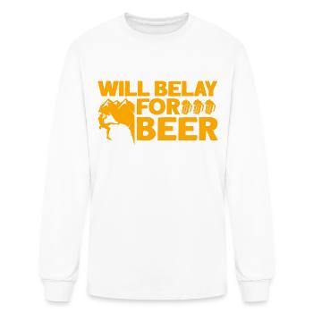 Rock Climbing Climbing Mountain Climb Gift - Men's Long Sleeve T-Shirt - white - Front