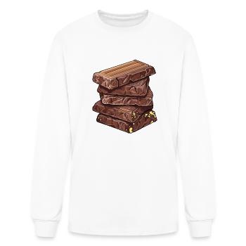 Chocolate Bar - Tempting Tempest - Men's Long Sleeve T-Shirt - white - Front