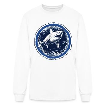 Majestic Depths - Men's Long Sleeve T-Shirt - white - Front