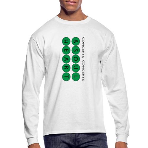 Heart & Soul Concerts text design - Mother Earth - Men's Long Sleeve T-Shirt