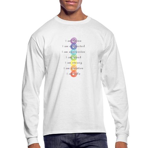 Just For Today Chakras - Men's Long Sleeve T-Shirt