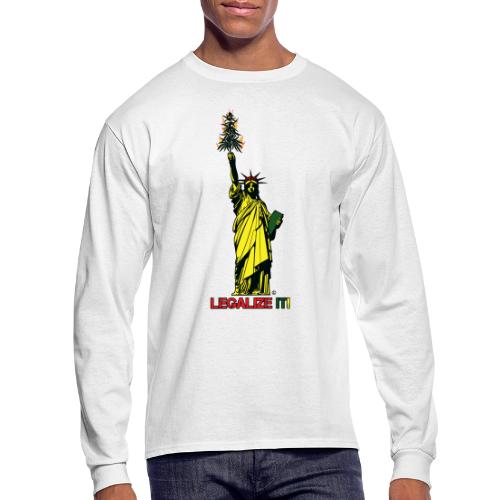 Cannabis of Liberty - Cannabis T-shirts, 420 usure - T-shirt à manches longues Homme