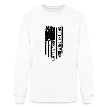 Am I The Only One Aaron Lewis - Men's Long Sleeve T-Shirt - white - Front
