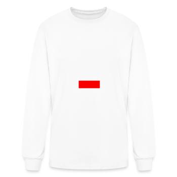 1% Low Battery - Men's Long Sleeve T-Shirt - white - Front