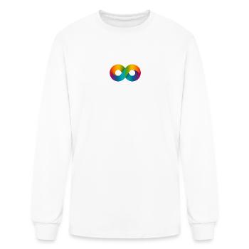Endless Creativity: An Infinity Creative Logo - Men's Long Sleeve T-Shirt - white - Front
