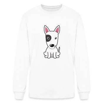 BULL TERRIER - Men's Long Sleeve T-Shirt - white - Front